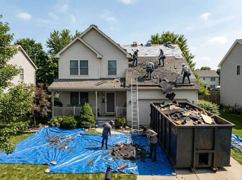 roof-replacement-debris-remova-004 — frequently asked questions, Cheapest Dumpster Rentals in Queensland, MD